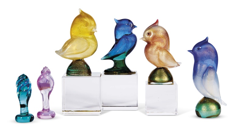 Opere in Vetro Collezione Opaline in Mostra a Venezia